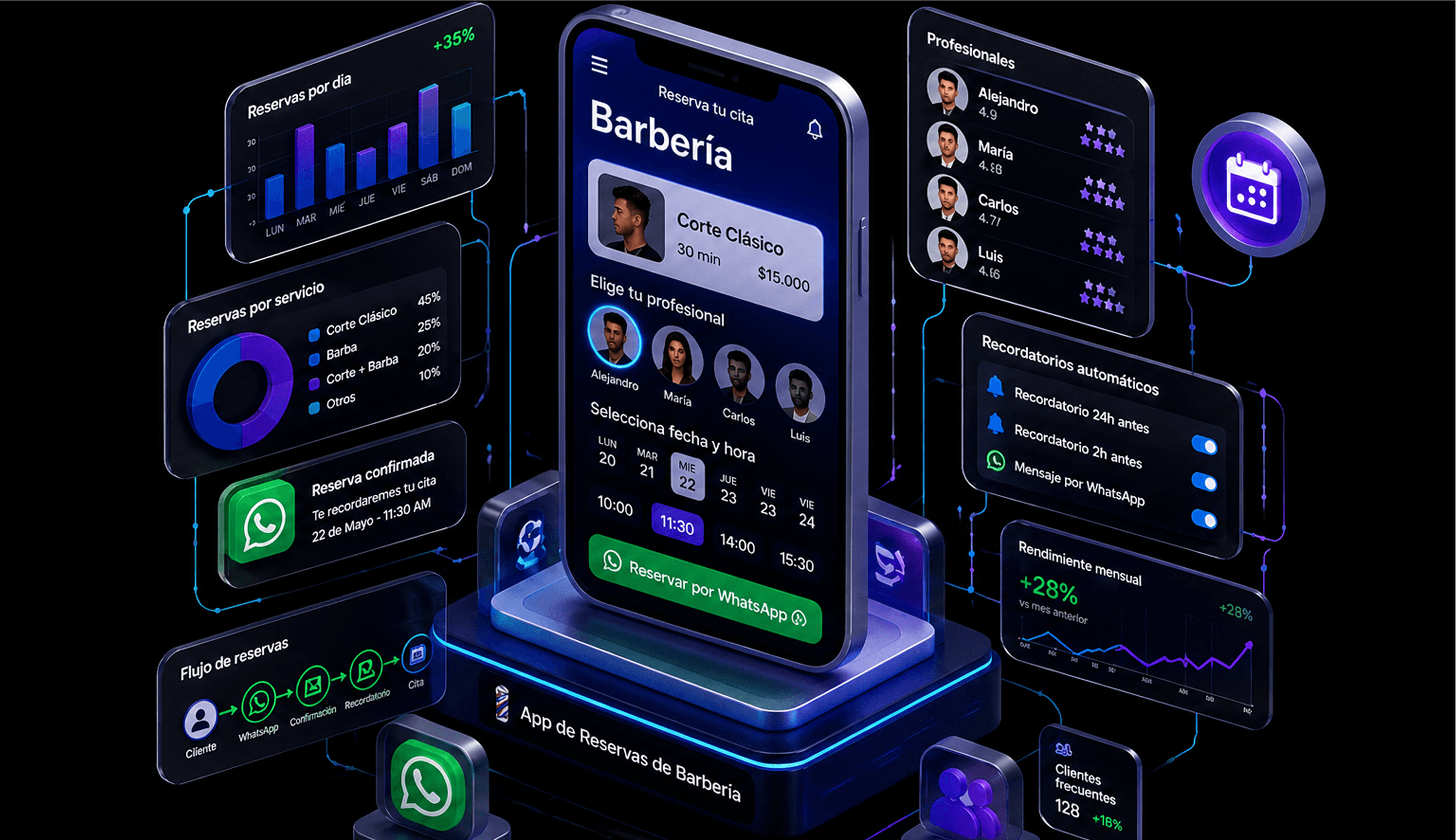 App de reservas de barbería