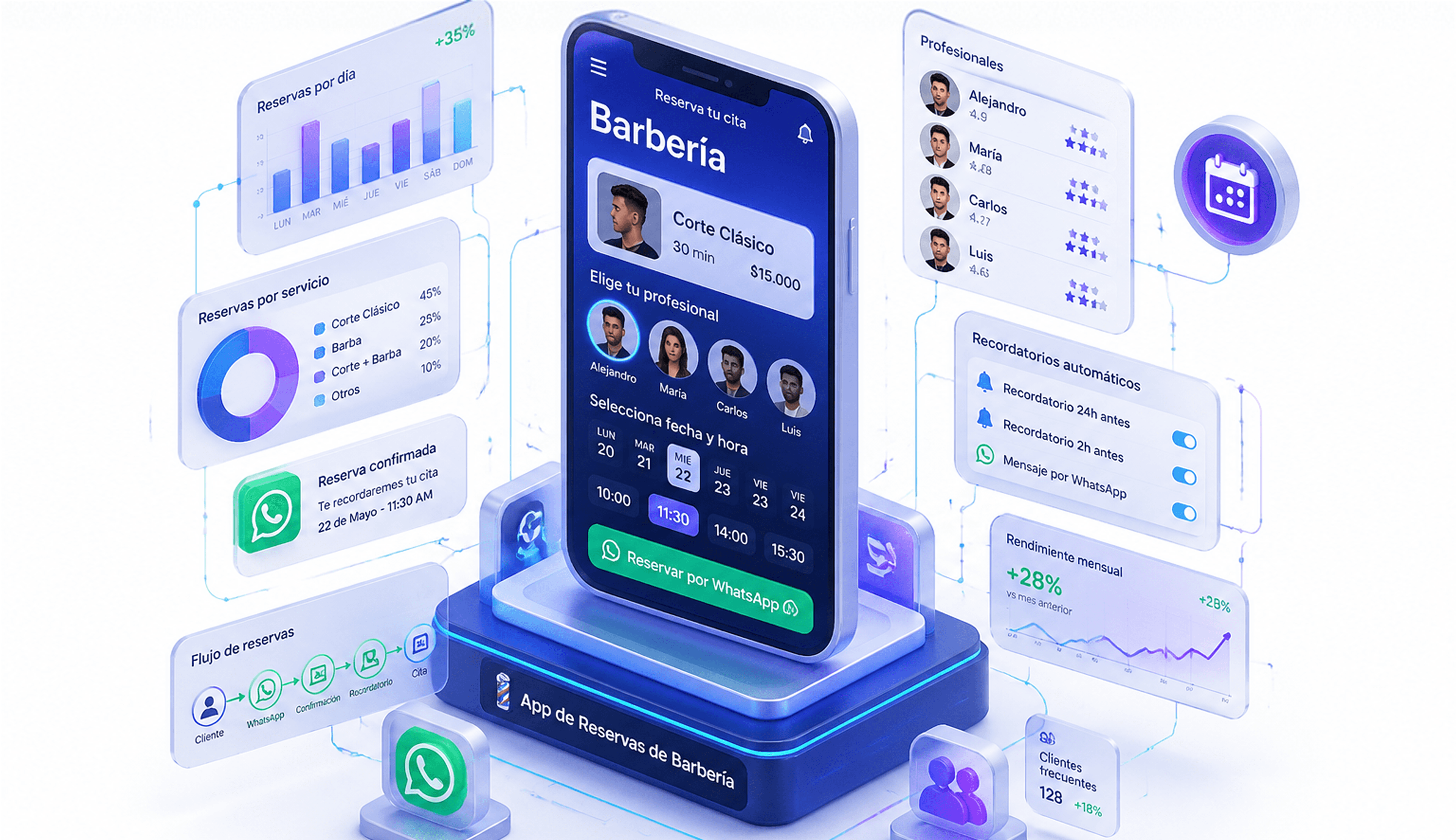 App de reservas de barbería